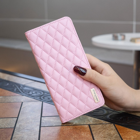 Cu clapetă pentru Samsung Galaxy A54 5G, Wallet, BINFEN COLOR, roz