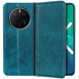 Huse pentru Huawei Mate 50 Pro, Wallet Litchi Leather, verde