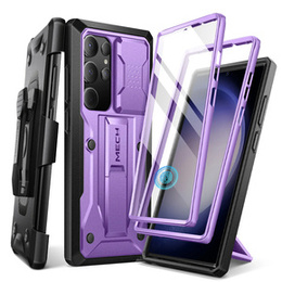 Husa pentru Samsung Galaxy S24 Ultra, Tongate MECH Series Clip, violet