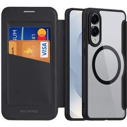 Dux Ducis Huse pentru Samsung Galaxy S25 Edge, Skin X Pro, MagSafe, negru