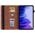 Husă pentru Lenovo Tab P12, Classic, cu spațiu pentru stylus, maro