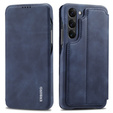 Carcasa cu clapetă pentru Samsung Galaxy S23, ERBORD Retro, albastru