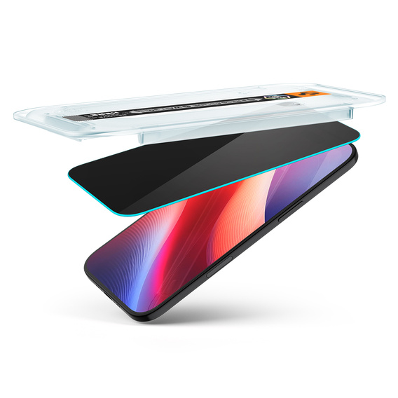 Sticlă de temperare a confidențialității Spigen Glas.TR "EZ FIT" HD pentru iPhone Air (2 buc)