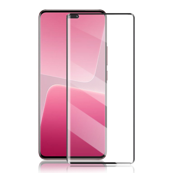 Mocolo Full Glue sticlă călită pentru Xiaomi 13 Lite, cadru negru