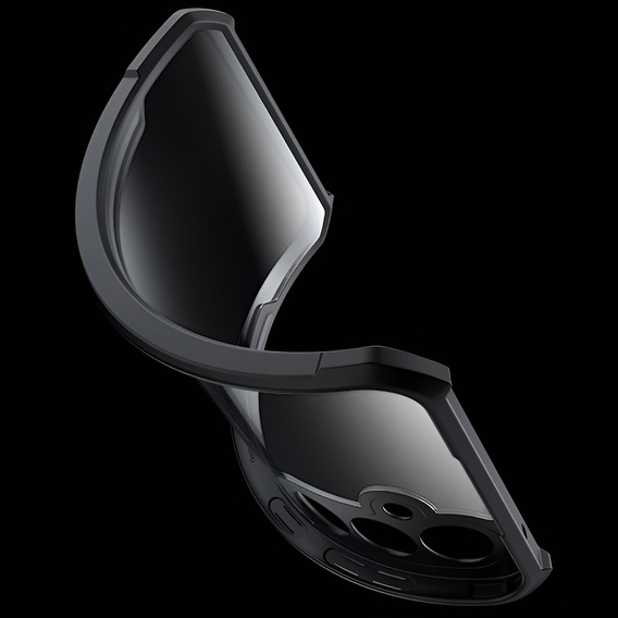 Carcasa pentru Samsung Galaxy A36, AntiDrop Hybrid, negru + sticlă temperată 9H