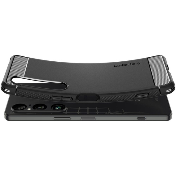 Husă SPIGEN Rugged Armor pentru Sony Xperia 1 VI – Negru Mat