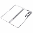 Husa pentru Sony Xperia 1 V, Magnetic Dual Glass, de argint