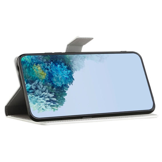 Cu clapetă pentru Motorola Moto G53 5G / G23 / G13, Wallet, colorful jellyfish, negru