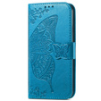 Carcasă Flap pentru Xiaomi Redmi 15 5G / 4G, Butterfly, albastru