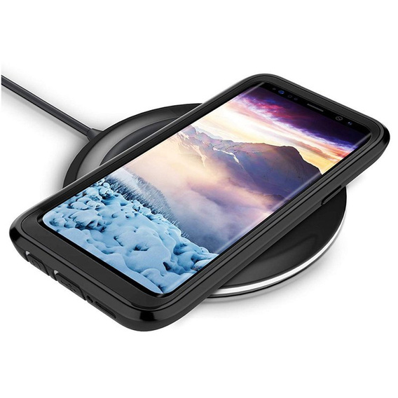 Carcasă pentru Samsung Galaxy S9, Shockproof, cu folie, albastru