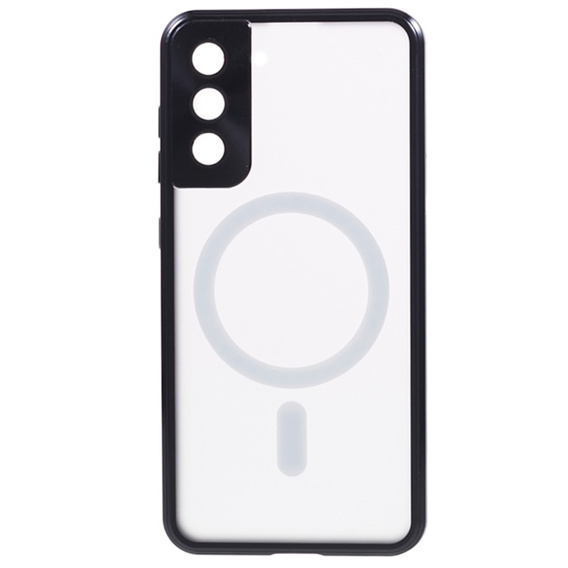 Carcasa Magnetic Dual Glass MagSafe pentru Samsung Galaxy S21+ Plus, negru