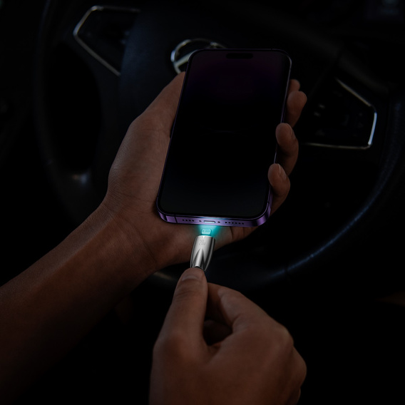 Baseus Glimmer USB-C la Lightning 20W 2m cablu pentru iPhone