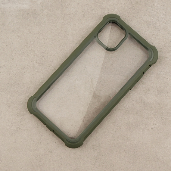 Huse pentru iPhone 11, Dexnor Full Body Rugged, transparent / verde