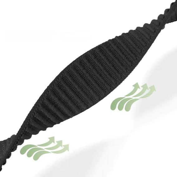 Pasek Nylonowy Uniwersalny 22mm, Czarny