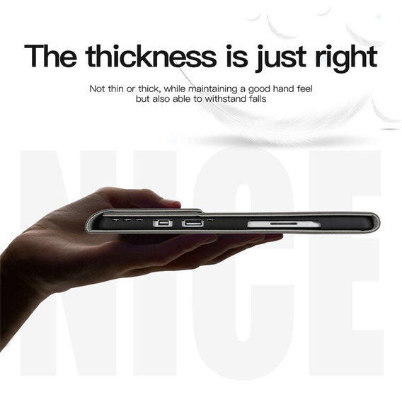 Huse pentru Microsoft Surface Pro 9, Wallet Pen Slot, negru