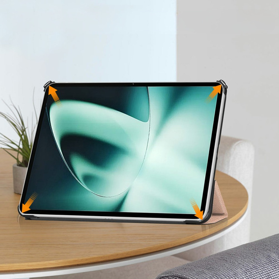 Husă pentru OnePlus Pad, Smartcase, roz rose gold