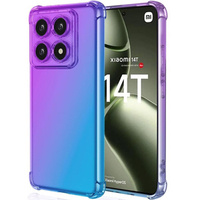 Husa pentru Xiaomi 14T, Gradient Dropproof, Violet / albastru