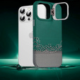 Carcasă pentru iPhone 15 Pro, cadru Kickstand, pentru MagSafe, Sand Green