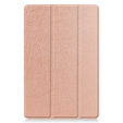 Husă pentru Samsung Galaxy Tab S9 FE, Tri-fold, roz rose gold