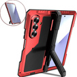 Carcasă blindată pentru Samsung Galaxy Z Fold6 5G, aluminiu, cu stand și spațiu pentru stylus, negru