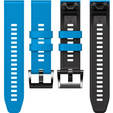 Curea de silicon pentru Garmin Fenix 7 / Forerunner 965 / 955 / 945 / 935, albastru / negru