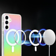 Husă pentru Samsung Galaxy S24 FE, Fusion Hybrid Case, pentru MagSafe, multicolor + Sticlă pentru ecran