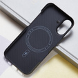 Husă pentru iPhone 16 Plus, Aramid Fiber Cover, negru