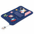 Husă din silicon pentru copii pentru Samsung Galaxy Tab A9 T220 X110 / X117, Armoured, Astronaut, albastru marin