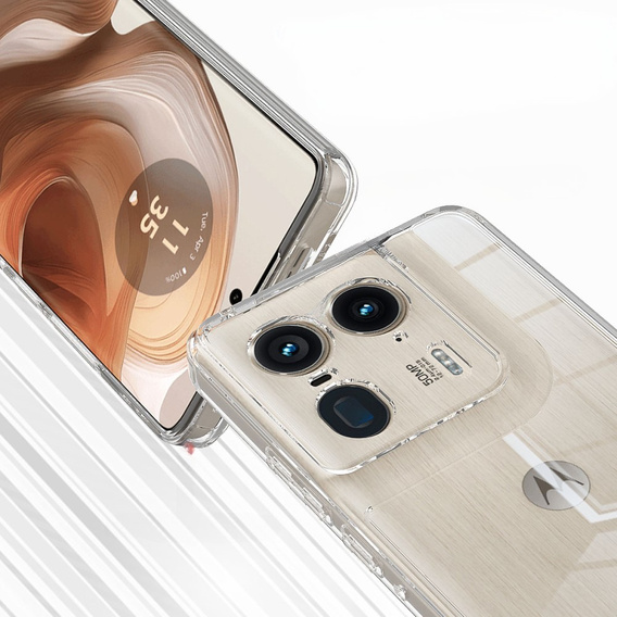 Huse pentru Motorola Edge 50 Ultra, Fusion Hybrid, transparentă