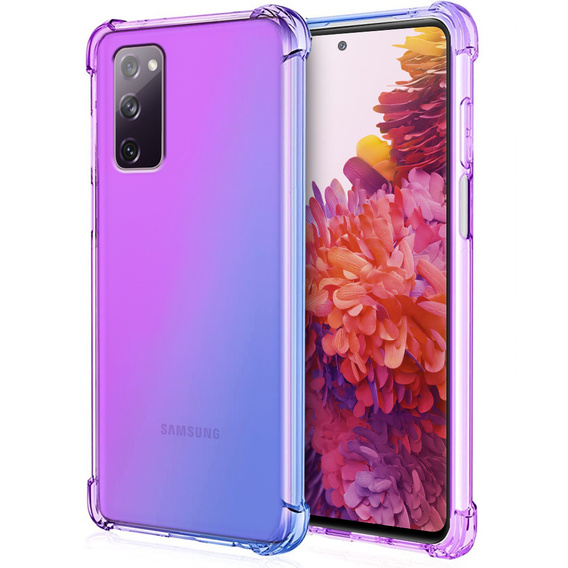 Husa pentru Samsung Galaxy S20 FE, Gradient Dropproof, Violet / albastru