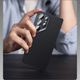 Carcasa BENKS Kevlar pentru Samsung Galaxy S25 Ultra, pentru MagSafe, Carbon Fiber, negru