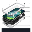 Husă pentru iPhone 13 Pro Max, R-JUST CamShield Slide, armată, de argint / negru