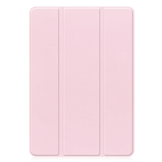 Husă pentru Samsung Galaxy Tab S10+ Plus, Smartcase cu spațiu pentru stylus, roz
