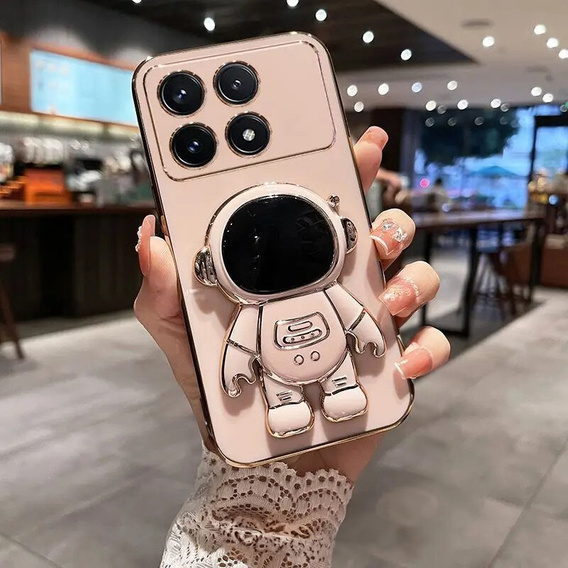 Huse pentru Xiaomi Poco F6 Pro, Astronaut, roz