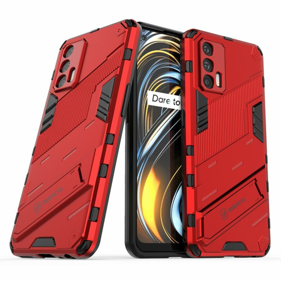 Husa pentru Realme GT 5G, Military kickstand, albastru