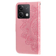 Cu clapetă pentru Xiaomi Redmi Note 13 5G, Mandala, roz rose gold