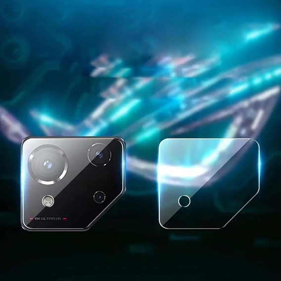 Sticlă temperată pentru camera foto pentru ASUS ROG Phone 8 Pro, transparentă