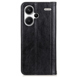 Huse pentru Xiaomi Redmi Note 13 Pro+, Wallet Litchi Leather, negru