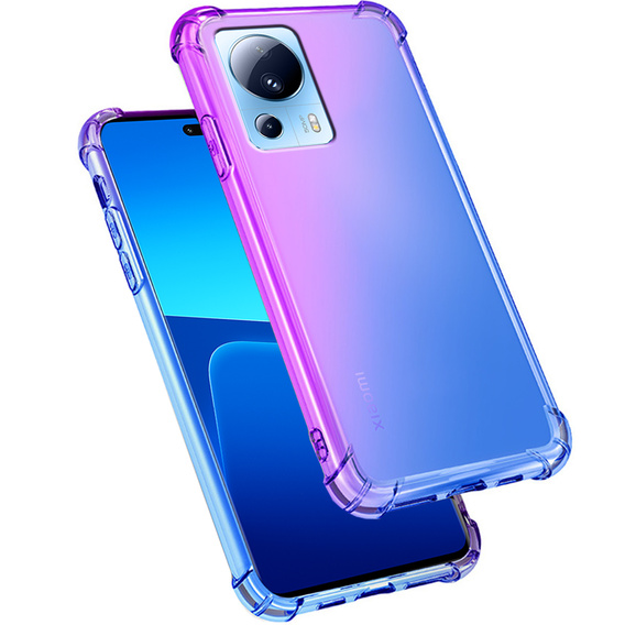 Husa pentru Xiaomi 13 Lite, Gradient Dropproof, Violet / albastru