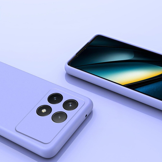 Husa pentru Xiaomi Poco F6 Pro, Silicone Lite, violet