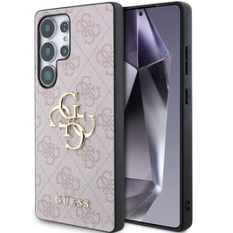 GUESS Huse pentru Samsung Galaxy S25 Ultra, 4G Big Metal Logo, roz