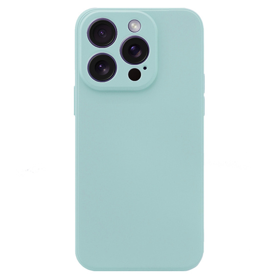 Husa pentru iPhone 15 Pro, Silicone Lite, albastru