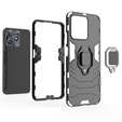 Huse pentru Realme C51, Kickstand Ring, negru