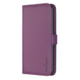 Husa cu clapetă pentru Xiaomi Redmi Note 13 5G, BINFEN Wallet, violet închis