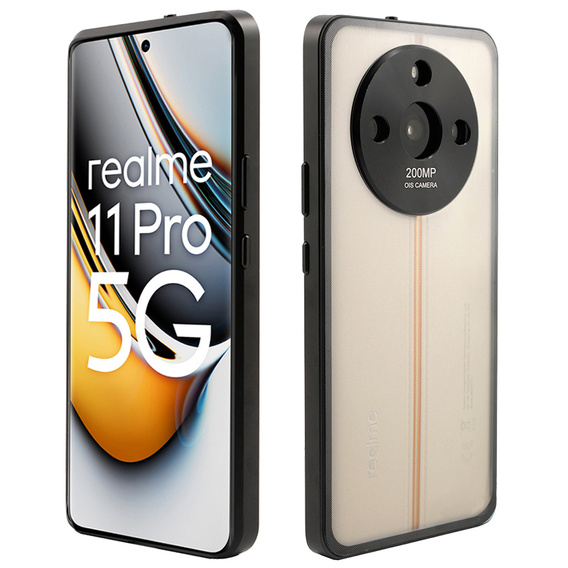 Carcasă pentru Realme 11 Pro 5G / Pro+ 5G, Frame Case, negru