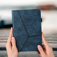 Husă pentru Samsung Galaxy Tab A9+, Classic, cu spațiu pentru stylus, albastru