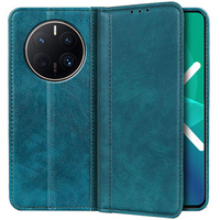 Huse pentru Huawei Mate 50 Pro, Wallet Litchi Leather, verde