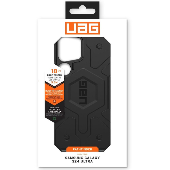 Urban Armor Gear Huse pentru Galaxy S24 Ultra, Pathfinder MagSafe, negru