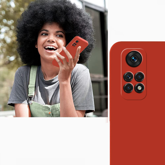 Husa pentru Xiaomi Redmi Note 11 / 11S, Silicone Lite, roșu