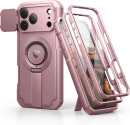 Carcasă blindată Dexnor cu suport și obturator de cameră, pentru MagSafe pentru iPhone 17 Pro Max